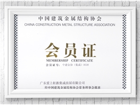 Member of China Construction Metal Association